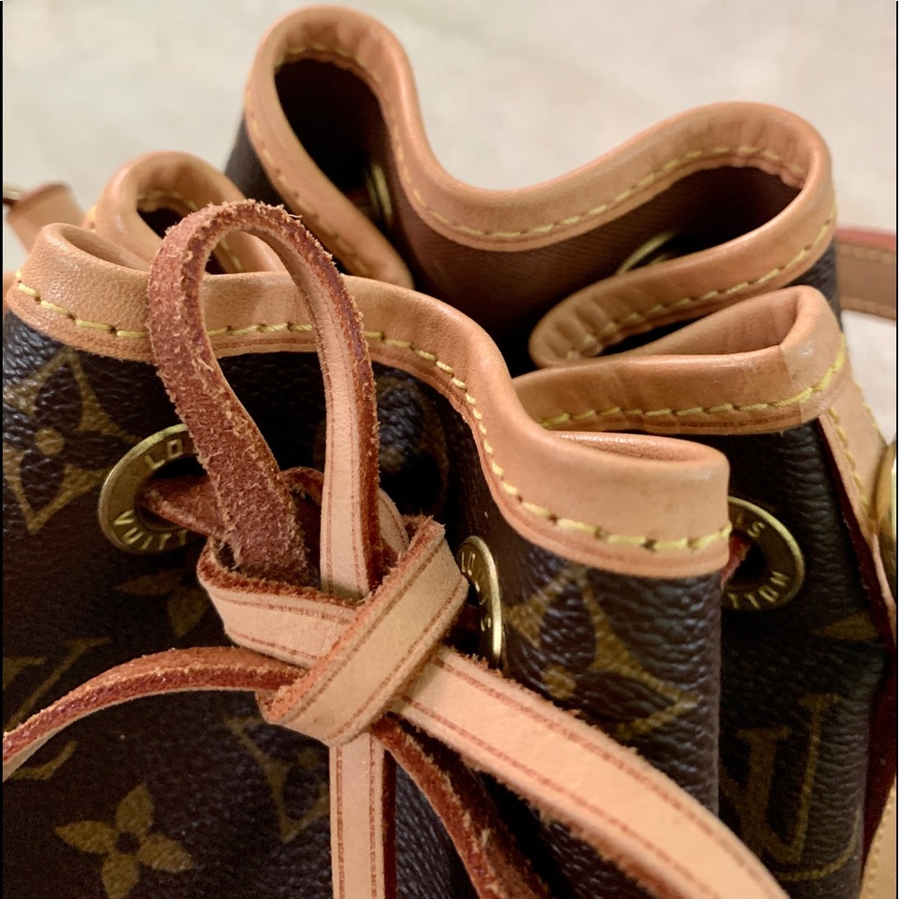 👑✅PRICE FIRM ✅AUTHENTIC Louis Vuitton Monogram Mini Noe Bag - Picture 6 of 17